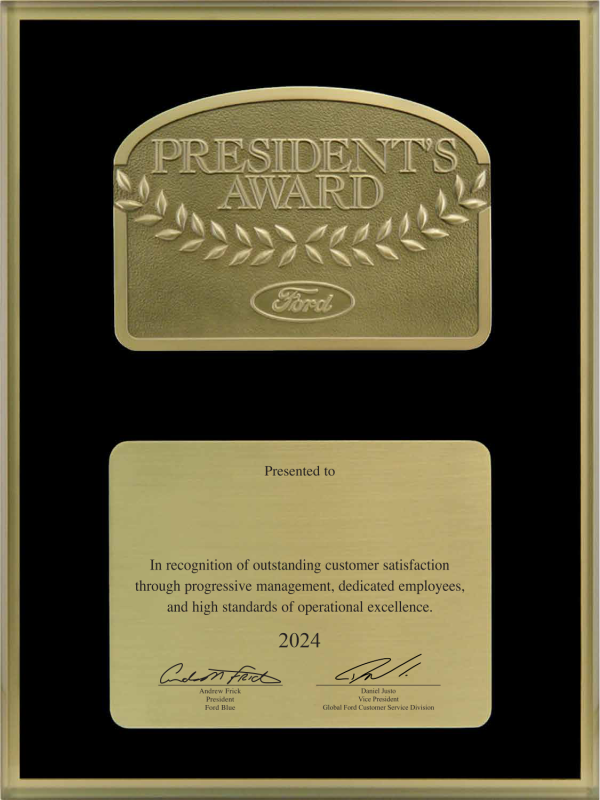 Duplicate President's Award
